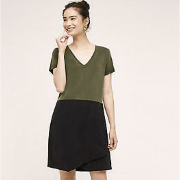 Anthropologie Dresses & Skirts - Dolan Left Coast Green Short Sleeve Tunic Dress S